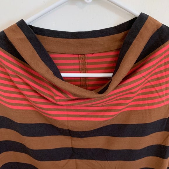 Patagonia Rare Unique "Vintage" (2012ish?) CowlNeck Striped Sleeveless Sundress - Picture 5 of 9